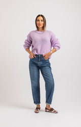 Maglione con colletto gioiello FEDERICA BI (due colori)