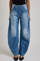 Denim azzurro balloon FEDERICA BI