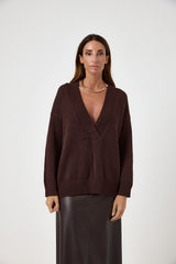 Maglia moro scollo FEDERICA BI