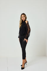 Pantalone nero FEDERICA BI