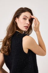 Gilet kid mohair ( vari colori ) FEDERICA BI