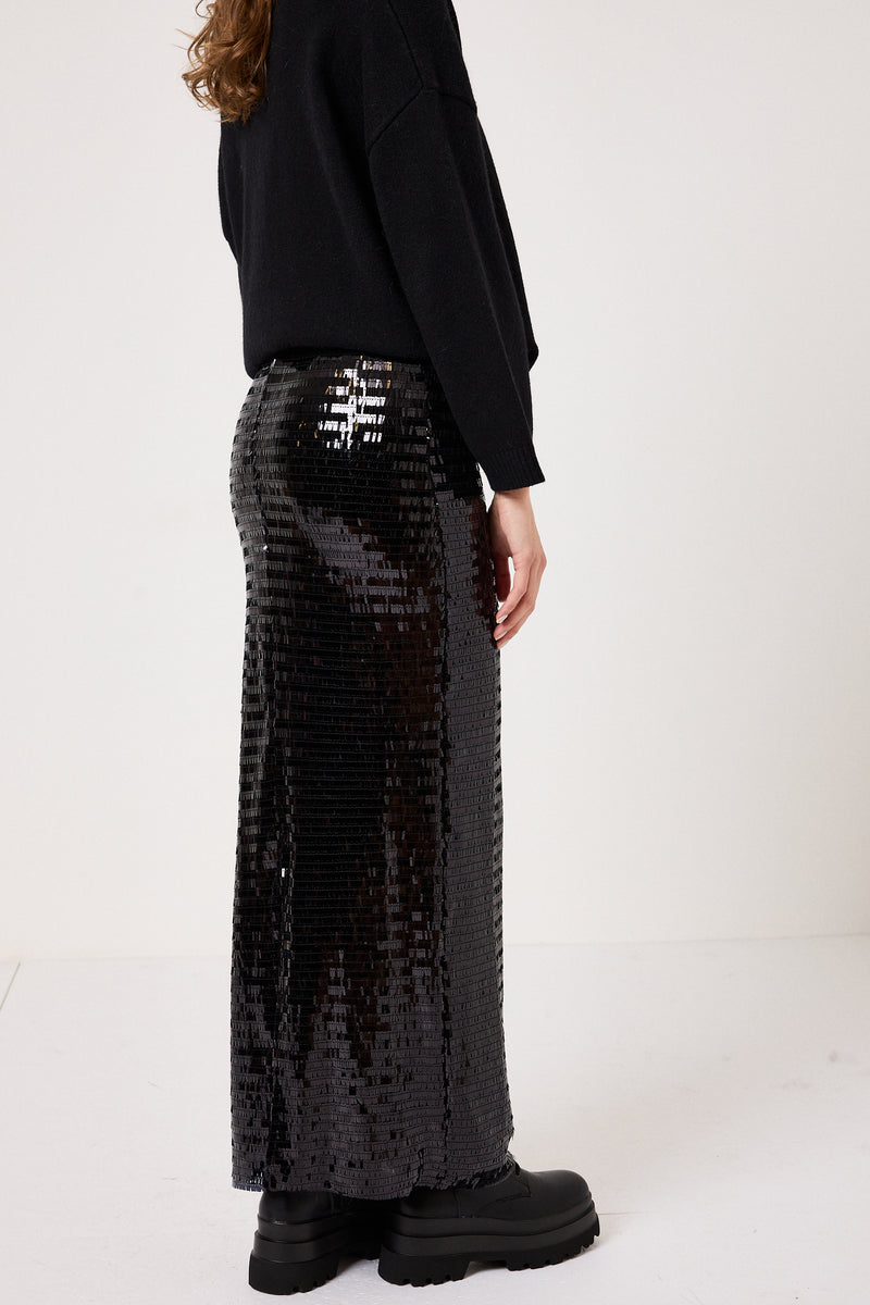 Gonna lunga in paillettes FEDERICA BI ( due colori )