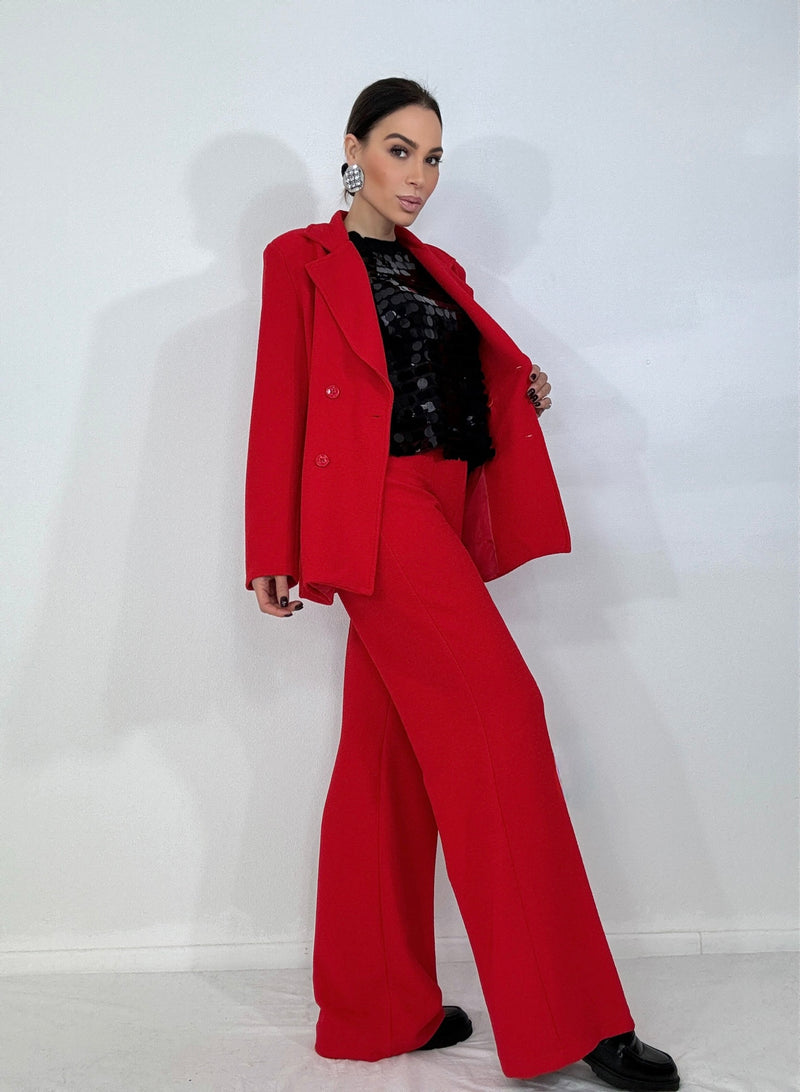 Tailleur rosso FEDERICA BI