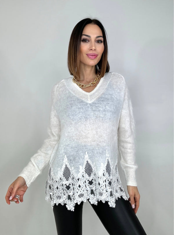 Maglia pizzo FEDERICA BI