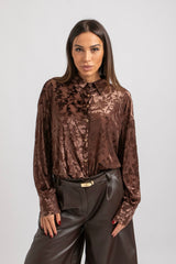 Camicia stampa velluto FEDERICA BI