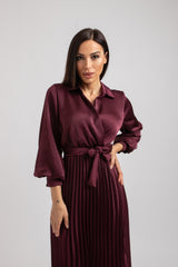 Abito FEDERICA BI bordeaux