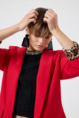 Blazer rosso FEDERICA BI