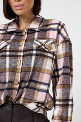 Camicia felpata tartan FEDERICA BI ( due colori )