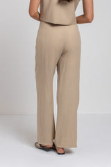 Tailleur beige bottoni FEDERICA BI