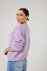 Maglia cristalli manica lunga FEDERICA BI