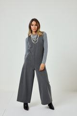 Gilet grigio perla FEDERICA BI