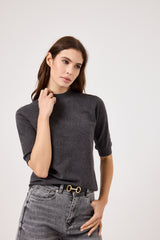 Maglia FEDERICA BI ( grigio antracite e nero )