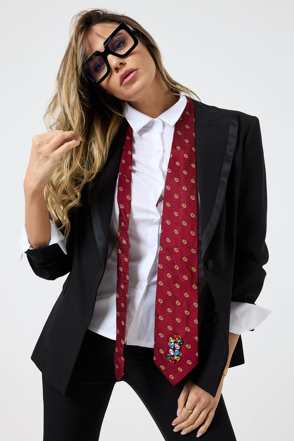 Cravatta in seta FEDERICA BI