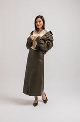 Gonna verde militare FEDERICA BI