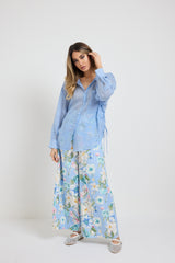 Camicia azzurra laccetti FEDERICA BI