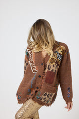 Pantalone in paillettes oro FEDERICA BI