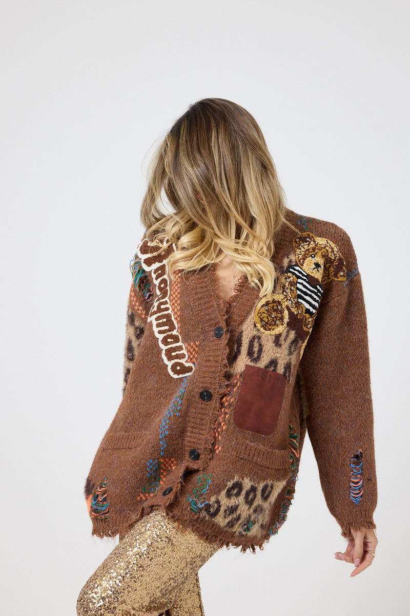 Pantalone in paillettes oro FEDERICA BI