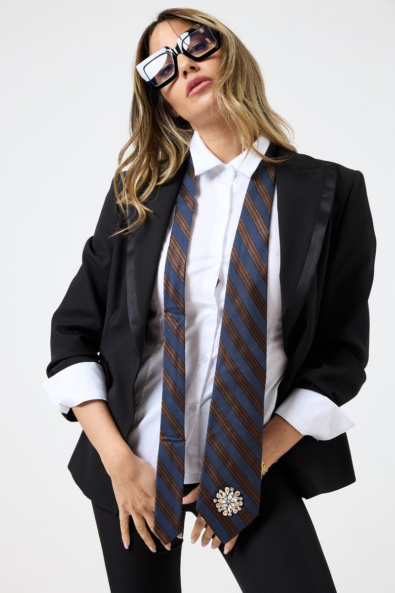 Cravatta in seta FEDERICA BI