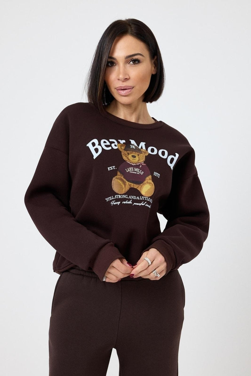 Tuta felpata FEDERICA BI ( due colori )