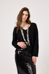 Maglia scollo V FEDERICA BI ( vari colori )