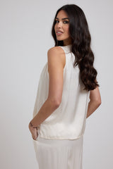 Maglia smanicata seta FEDERICA BI (piu’ colori)