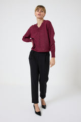 Pantalone nero FEDERICA BI