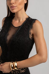 Body nero in pizzo FEDERICA BI