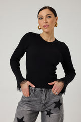 Maglia profili pizzo FEDERICA BI