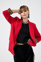 Blazer rosso FEDERICA BI