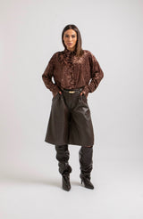 Camicia stampa velluto FEDERICA BI