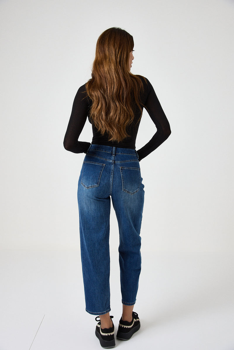 Denim blu elasticizzato charms FEDERICA BI