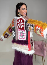 Cardigan crochet HAND MADE FEDERICA BI