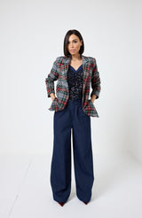 Blazer a quadri FEDERICA BI