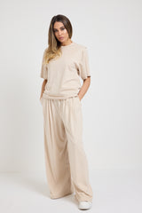 SET tuta leggera beige FEDERICA BI