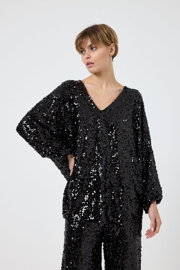 Maglia in paillettes FEDERICA BI