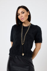 Maglioncino in ciniglia FEDERICA BI ( più colori )