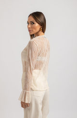 Maglia in pizzo FEDERICA BI (tre colori)