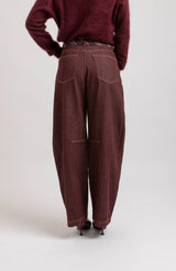 Denim jeans bordeaux FEDERICA BI