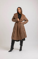 Cappotto piumino cachemire e lana FEDERICA BI