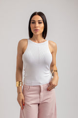 Top canotta in maglina FEDERICA BI