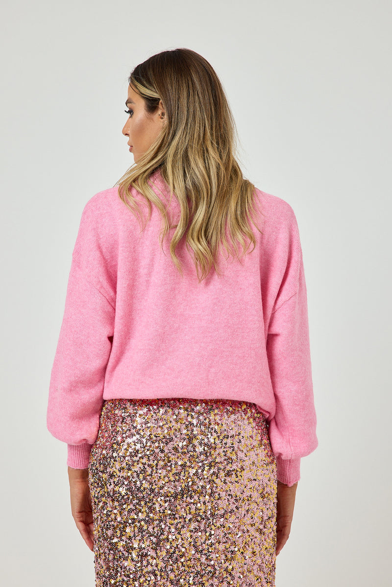 Cardigan rosa FEDERICA BI