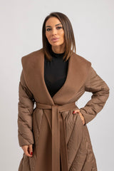 Cappotto piumino cachemire e lana FEDERICA BI