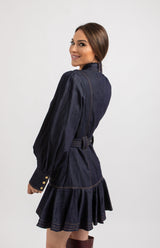 Abito FEDERICA BI in blu denim