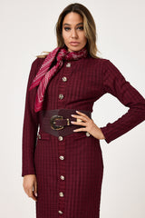 Abito midi bottoni oro FEDERICA BI ( vari colori )