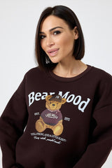 Tuta felpata FEDERICA BI ( due colori )