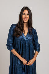 Abito LAVINIA blu BY FEDERICA BI