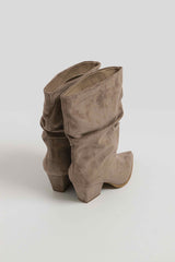 Stivaletto sabbia suede FEDERICA BI
