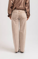 Denim elasticizzato beige FEDERICA BI