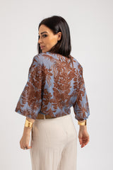 Pantalone in viscosa beige light FEDERICA BI