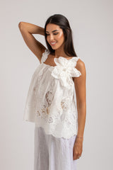 Top in sangallo FEDERICA BI